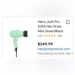 Harry Josh blow dryer